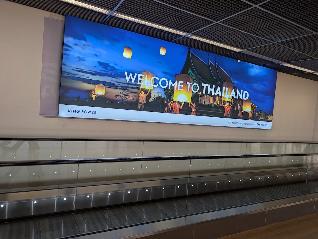 welcome to thailand sign