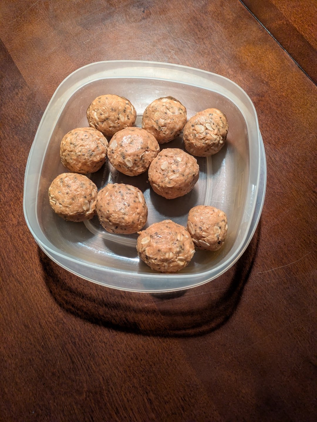peanut butter oat balls
