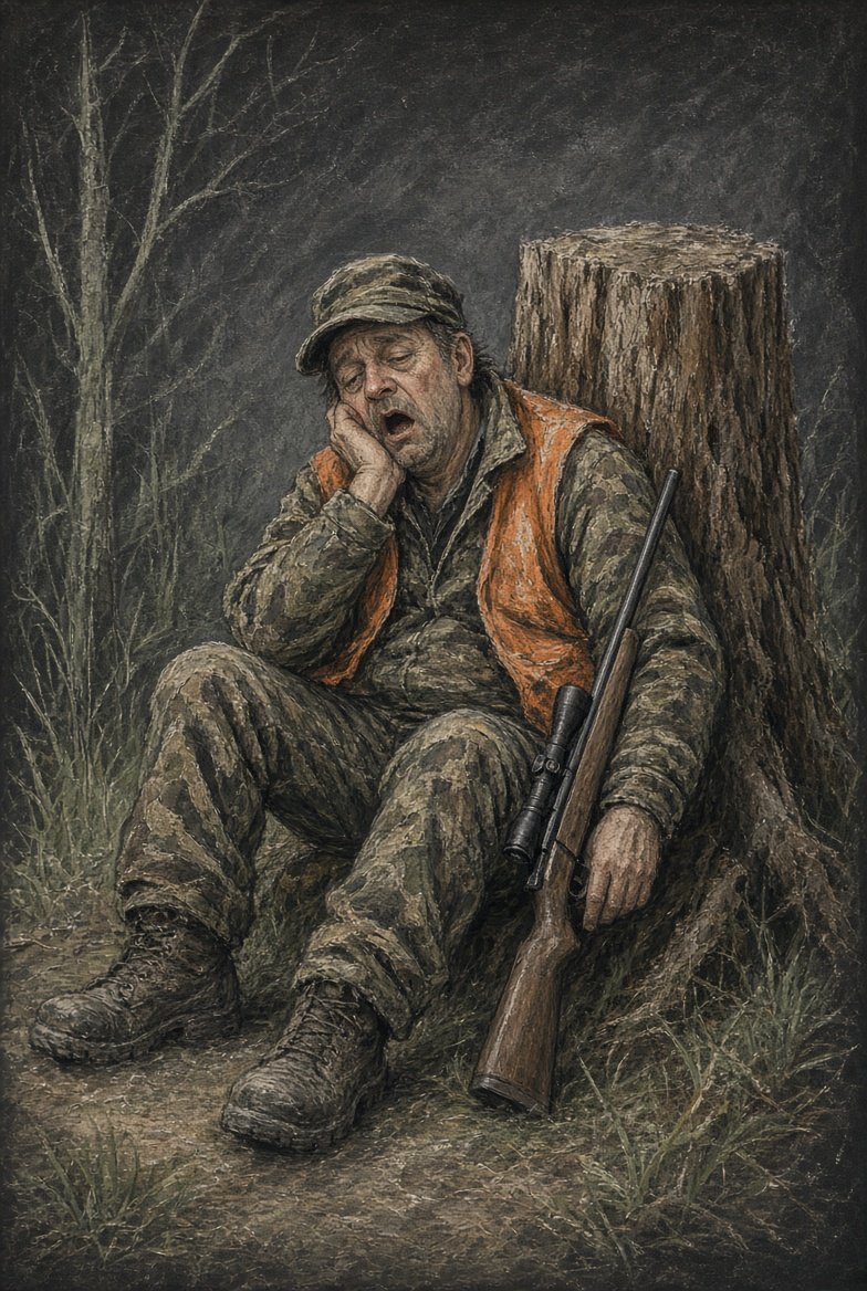 a bored hunter